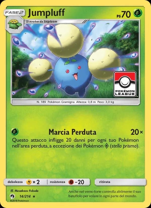 Jumpluff card in Italian
