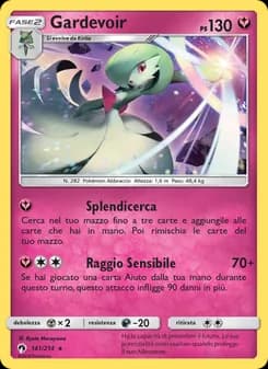 Gardevoir card in Italian