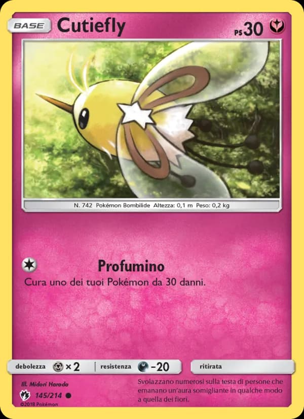Cutiefly card in Italian