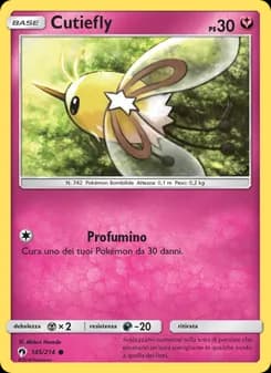 Cutiefly card in Italian