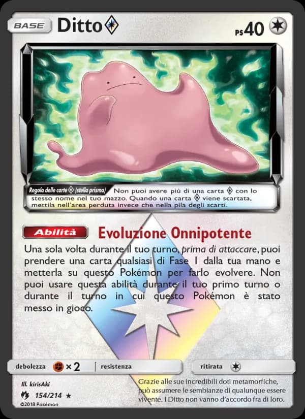 Ditto ◇ card in Italian