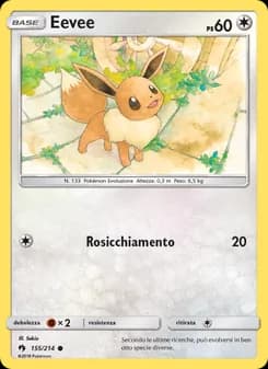Eevee card in Italian