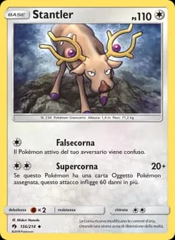 Stantler card in Italian