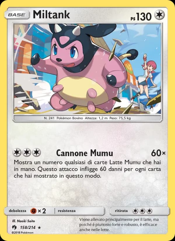 Miltank card in Italian