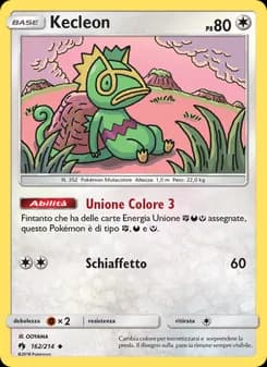 Kecleon card in Italian