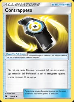 Contrappeso card in Italian