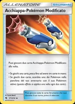 Acchiappa-Pokémon Modificato card in Italian