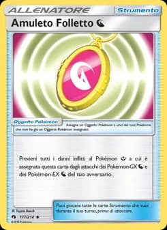 Amuleto Folletto Dragon card in Italian