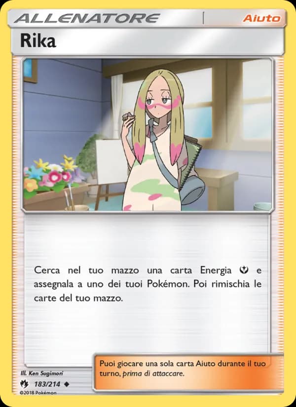 Rika card in Italian