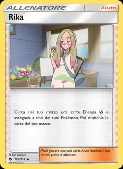Rika card in Italian