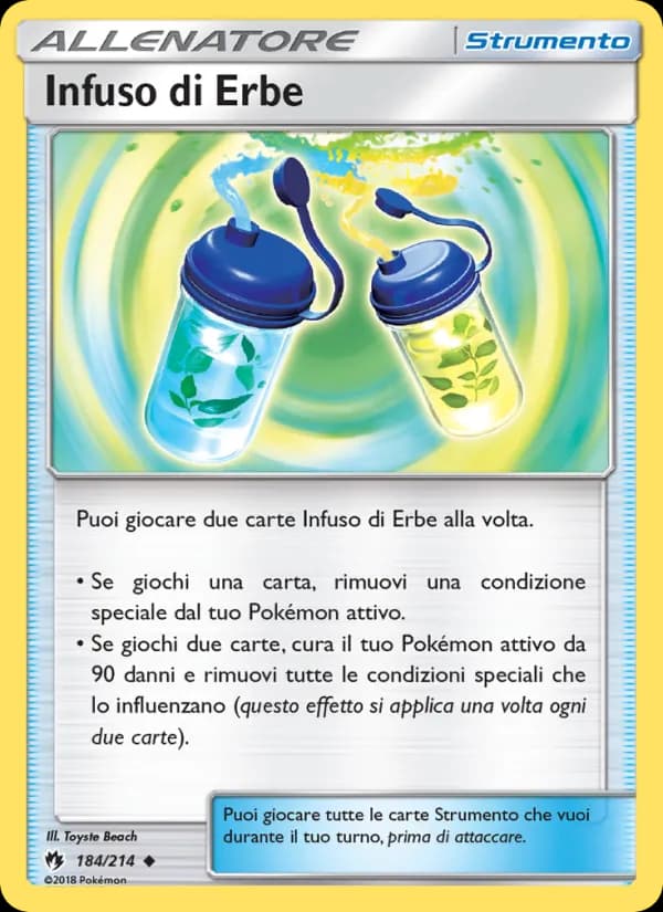 Infuso di Erbe card in Italian