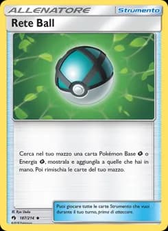 Rete Ball card in Italian
