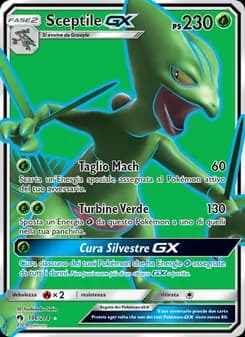 Sceptile GX card in Italian