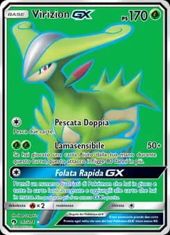Virizion GX card in Italian