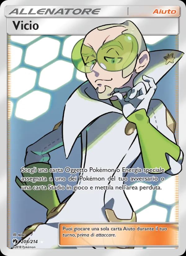 Vicio card in Italian