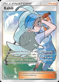 Kahili card in Italian