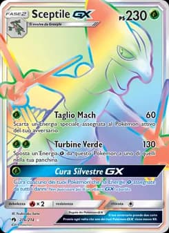 Sceptile GX card in Italian