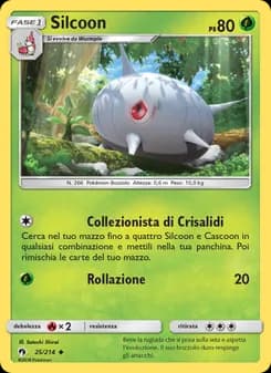 Silcoon card in Italian