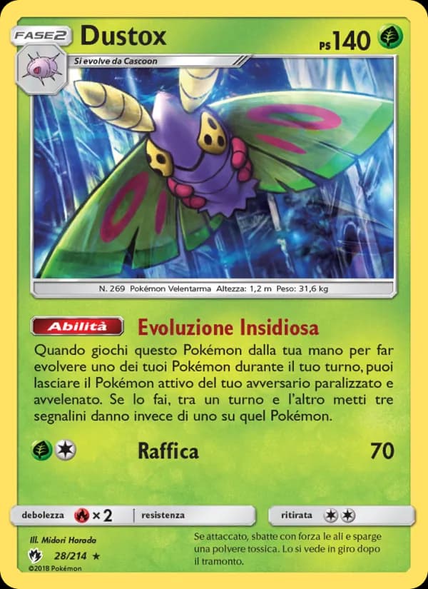 Dustox card in Italian