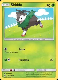 Skiddo card in Italian