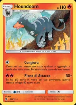 Houndoom card in Italian