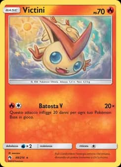 Victini card in Italian