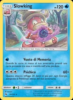Slowking card in Italian