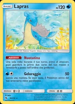 Lapras card in Italian