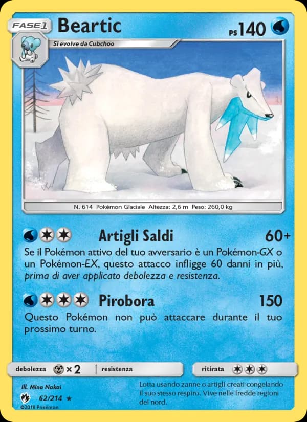 Beartic card in Italian