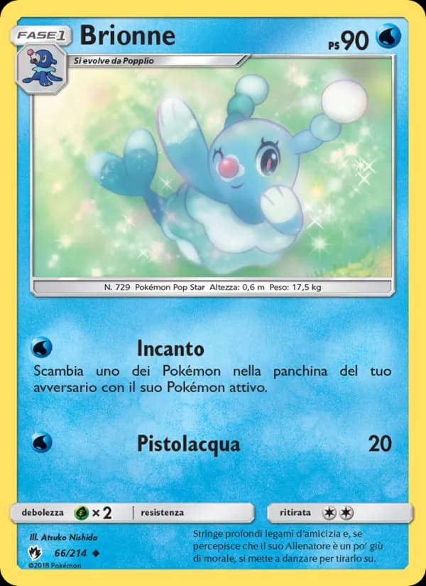 Brionne card in Italian