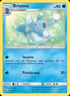 Brionne card in Italian