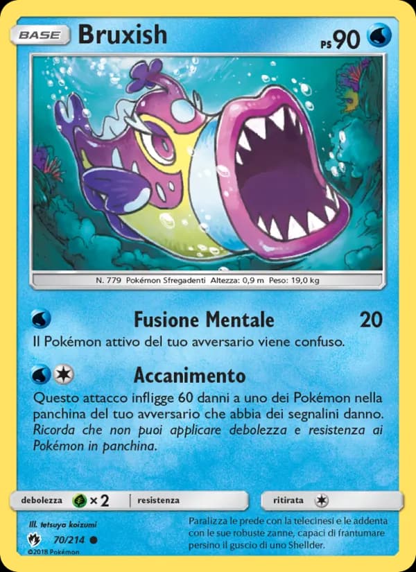 Bruxish card in Italian