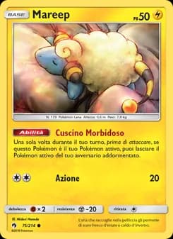 Mareep card in Italian