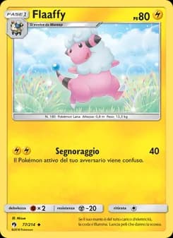 Flaaffy card in Italian