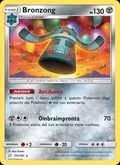 Bronzong card in Italian