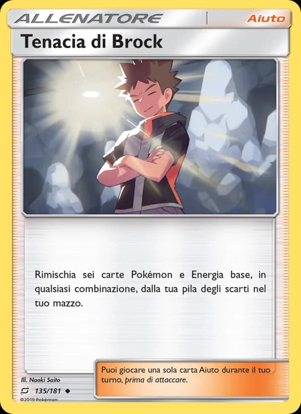 Tenacia di Brock card in Italian