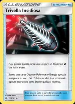 Trivella Insidiosa card in Italian