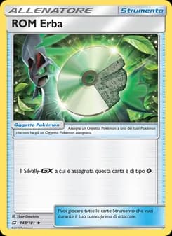ROM Erba card in Italian