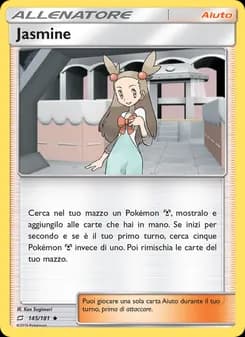 Jasmine card in Italian
