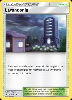 Lavandonia card in Italian