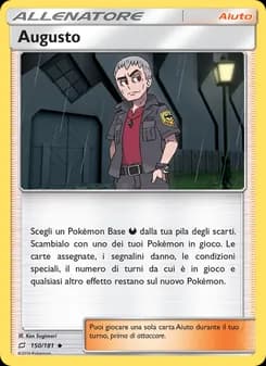 Augusto card in Italian