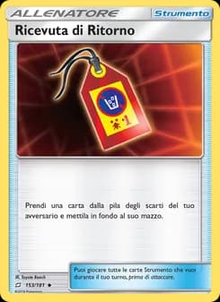 Ricevuta di Ritorno card in Italian