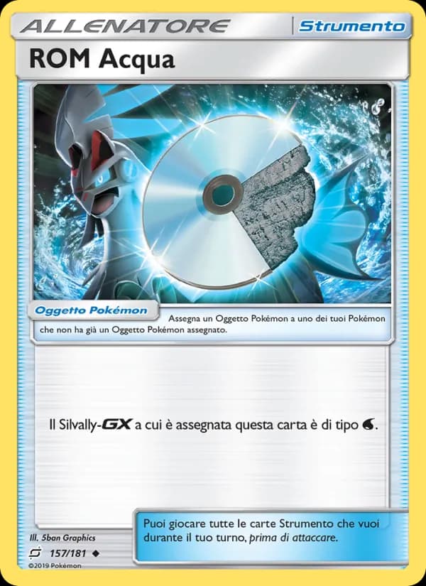 ROM Acqua card in Italian