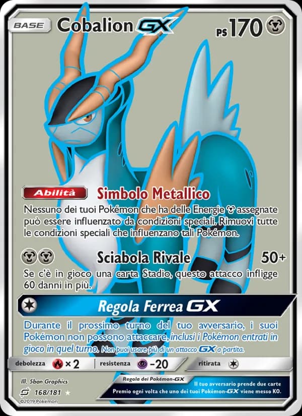 Cobalion GX card in Italian