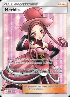 Meridia card in Italian