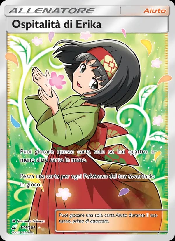 Ospitalità di Erika card in Italian