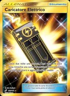 Caricatore Elettrico card in Italian