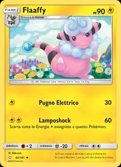 Flaaffy card in Italian
