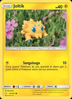Joltik card in Italian