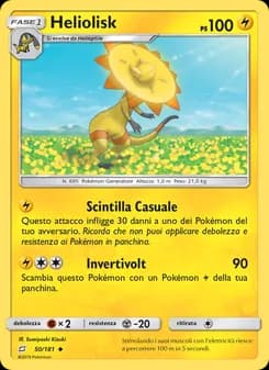 Heliolisk card in Italian
